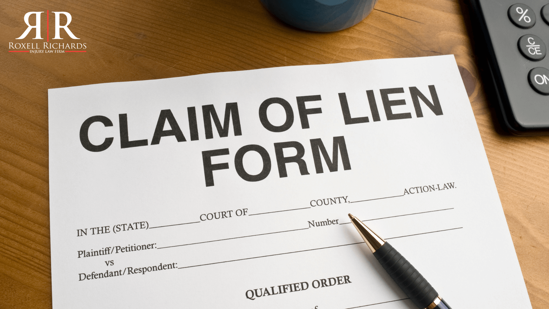 Words From Legal: What is a Claim of Lien?