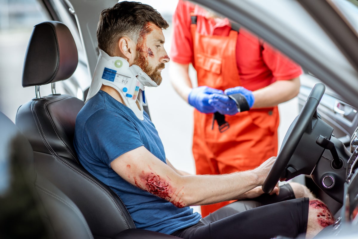 car accident caused by drunk driving