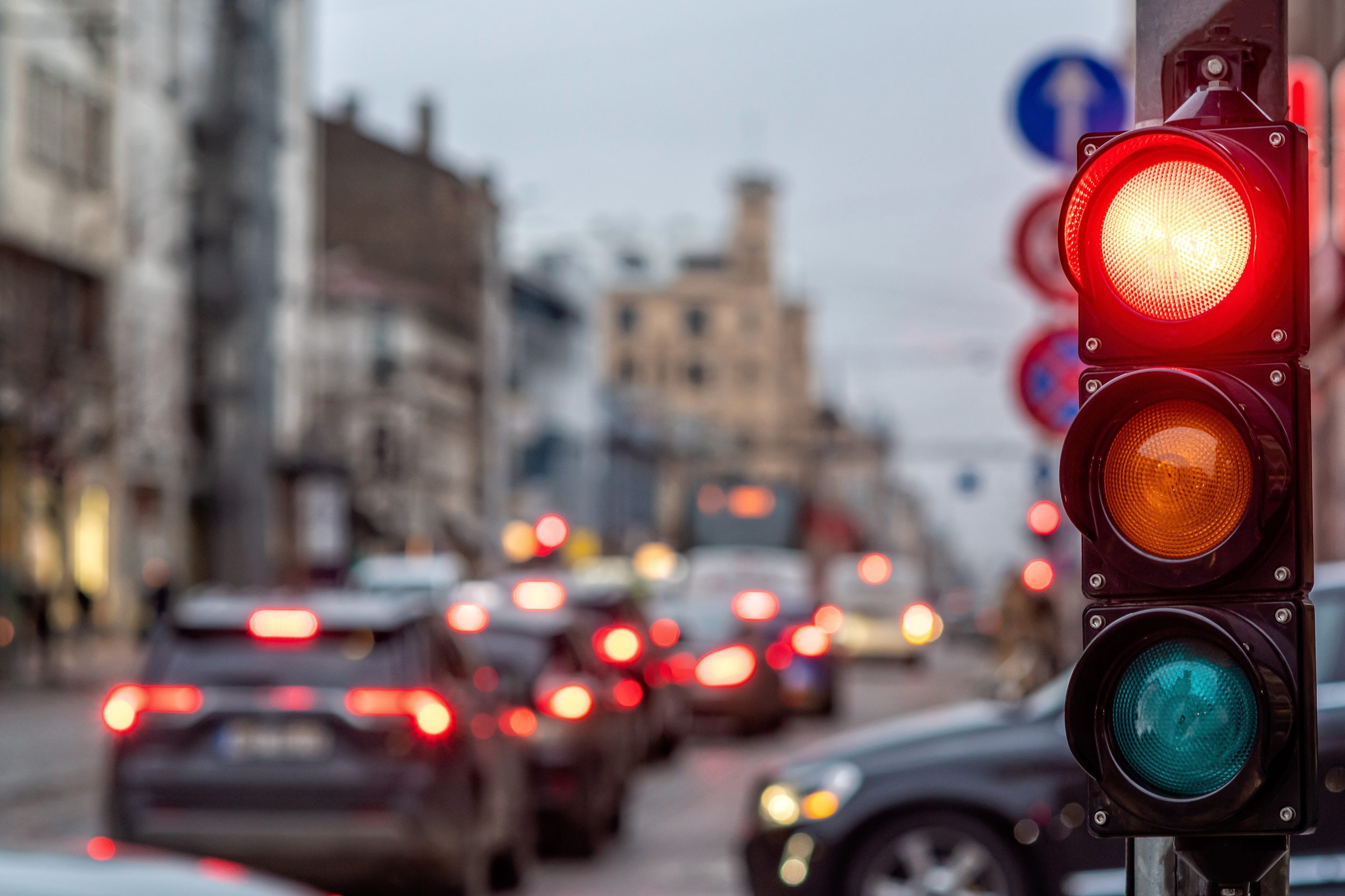 Stoplight on Red